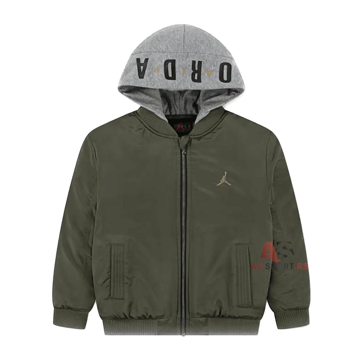 Big Logo Hooded Bomber