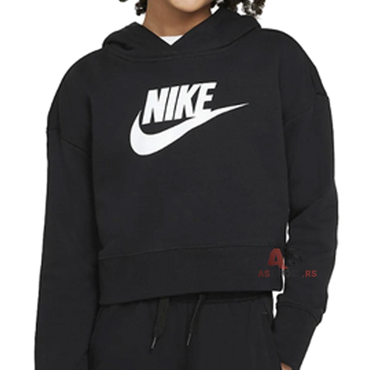 G Nsw Club Ft Crop Hoodie Hbr 