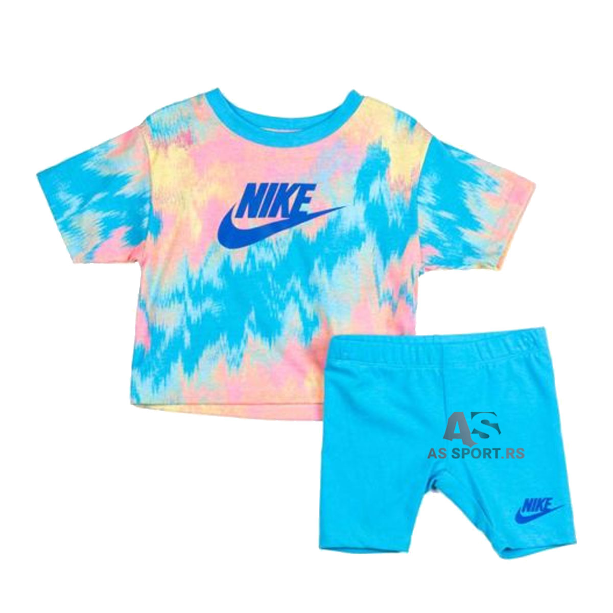 Boxy Tee & Bike Short Set 6 36K457-F85-chAd