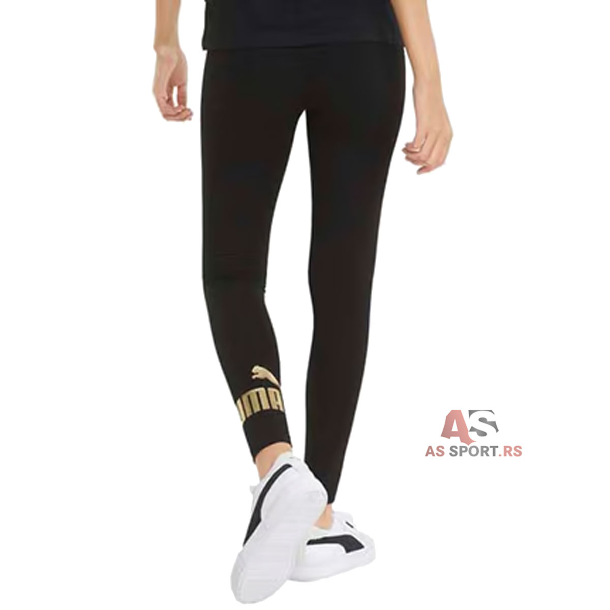 Ess Metallic Logo Leggings  S 848307-01-awhV