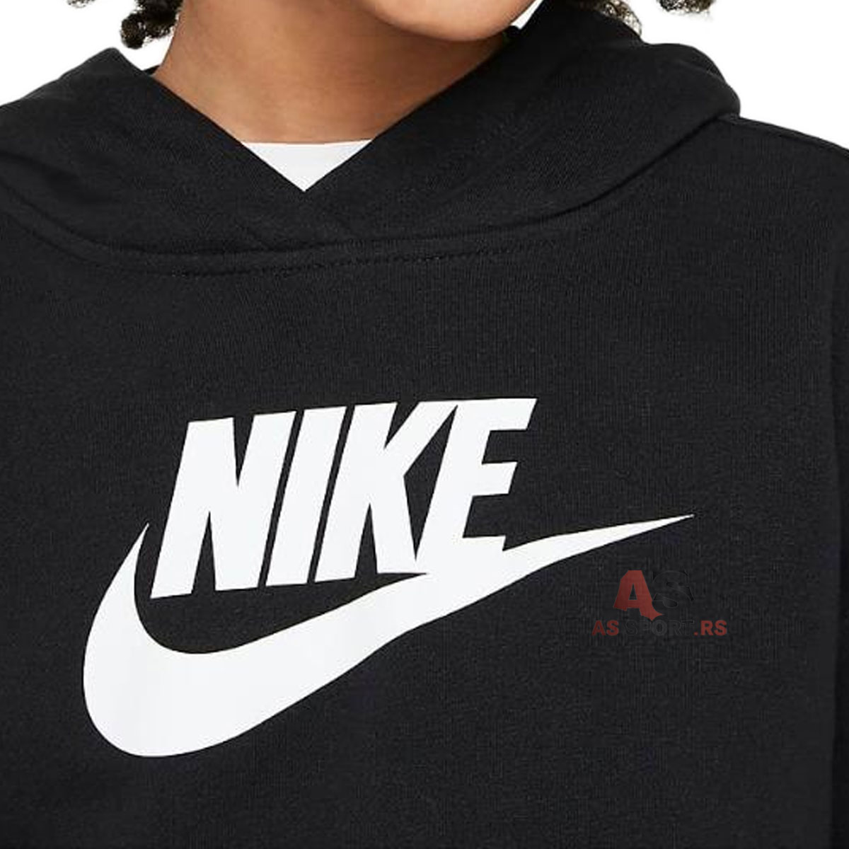 G Nsw Club Ft Crop Hoodie Hbr  L DC7210-010-R6fz