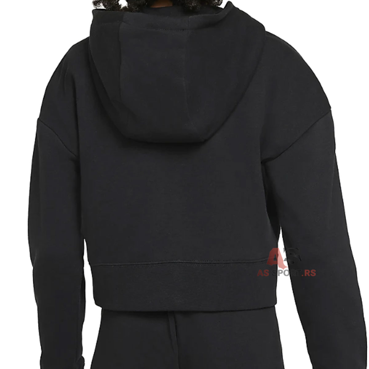 G Nsw Club Ft Crop Hoodie Hbr  L DC7210-010-R6fz