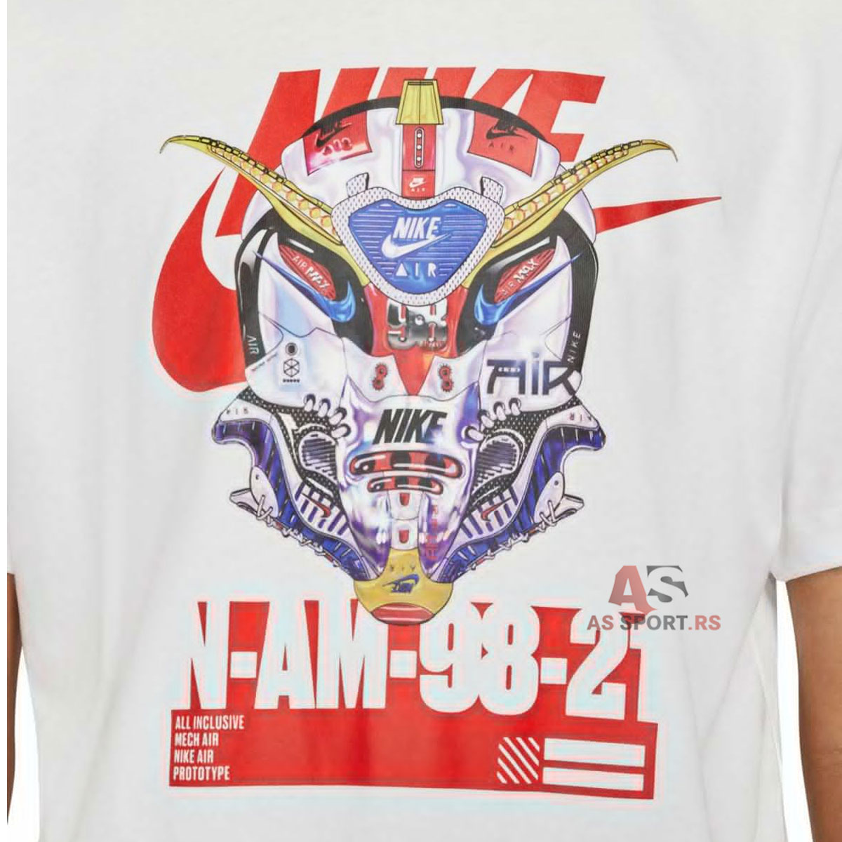 M Nsw Tee Mech Air Mask XL DJ1399-100-dnDr