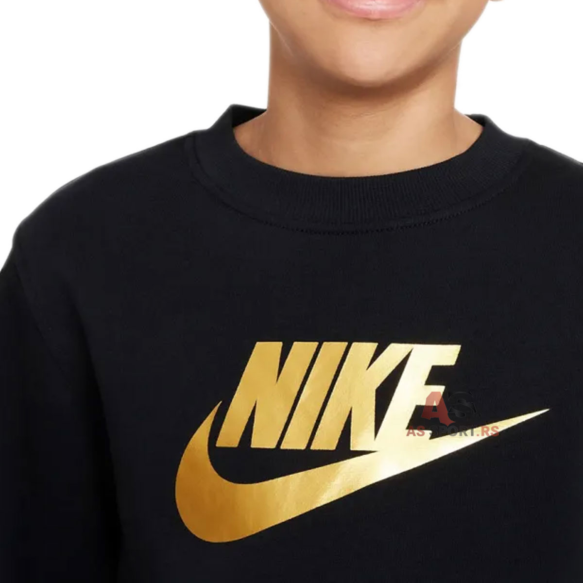 Nsw Club Fleece Crew Gold XL HQ0975-010-hwmF