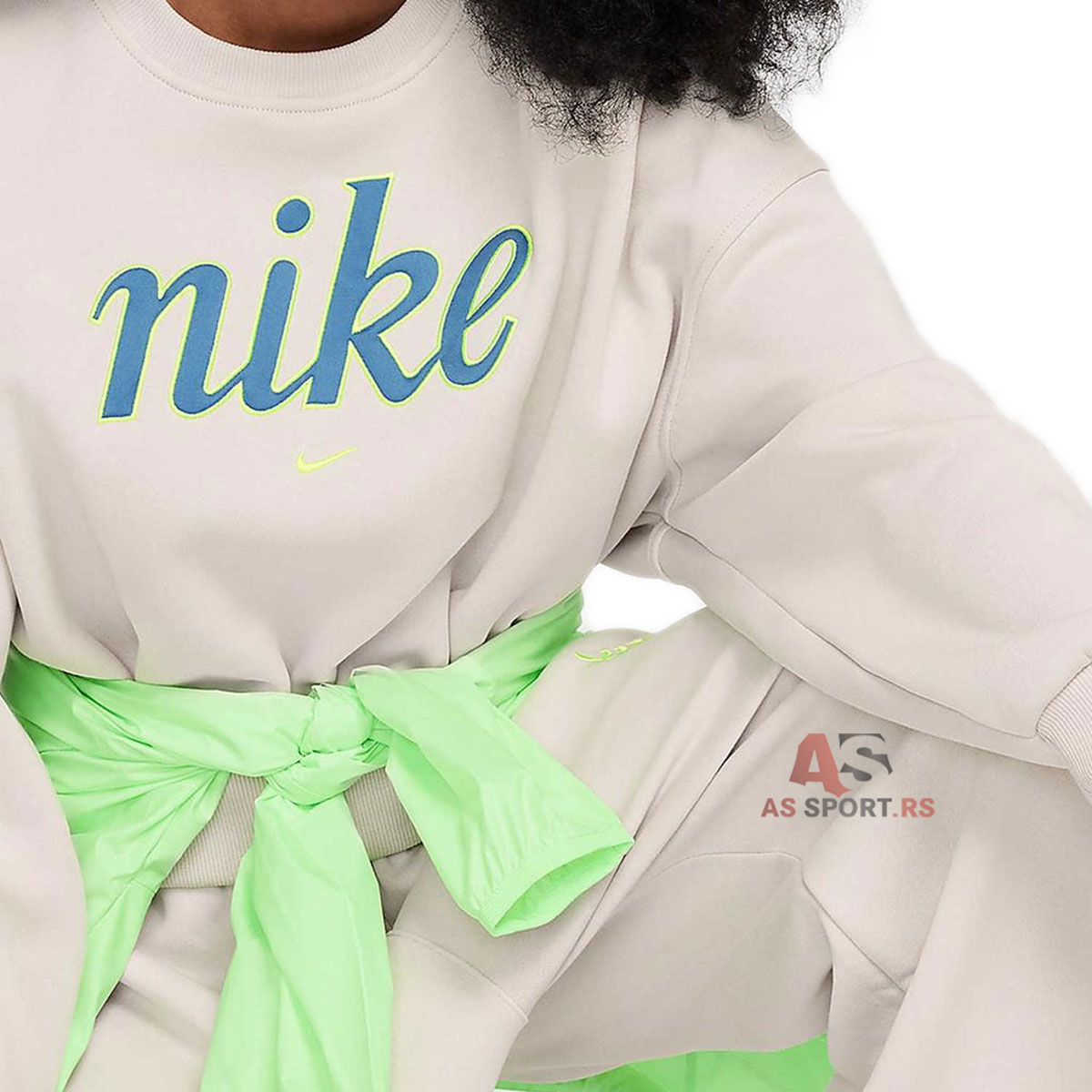 Nsw Club Fleece Crew Star XL FZ5566-072-v2VX