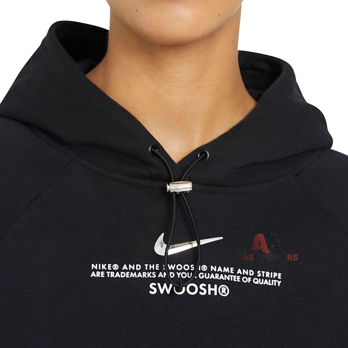 W Nsw Swsh Hoodie Ft  XS CZ8896-010-o8pb